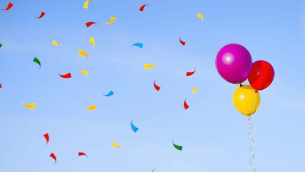 The colourful ballons image with very nice bacground