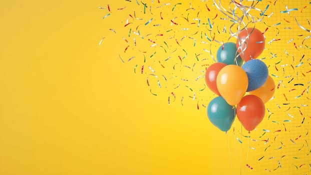 The colourful ballons image with very nice bacground