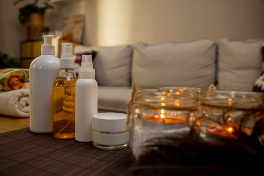 This serene space has soothing skincare products and scented candles for your relaxation and selfcare