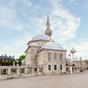 Semsi Pasha Mosque, an Ottoman mosque located in the district of Uskudar, Istanbul, Turkey, on the Asian side of Bosphorus Strait, designed by Ottoman imperial architect Mimar Sinan