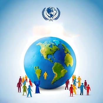 International Immunity Day health may 2025 healthcare symbol globe planet people doctor doctors patients infographic poster illustration ecology climate earth geography. High quality 3d illustration generated ai alt