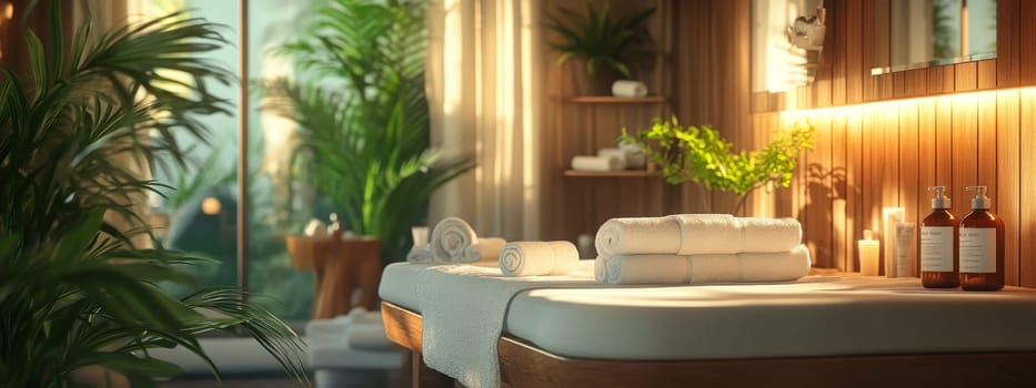 beautiful spa accessories, Generative AI nature