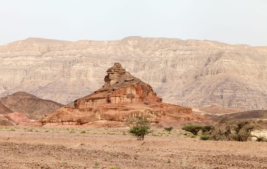 Rock formation in Timna Valley, Israel
