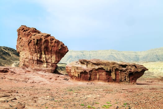Rock formation in Timna Valley, Israel