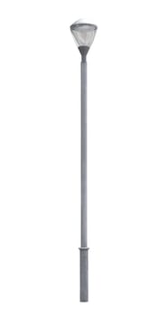 An old street lamppost isolated over transparent background