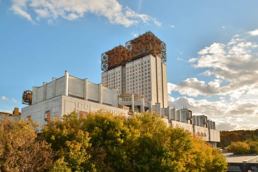 Moscow, Russia-October 01. 2016. The building of Presidium of Russian Academy of Sciences