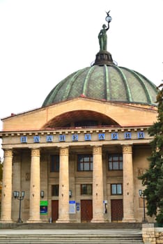 Volgograd, Russia - November 03. 2016. Planetarium in the Stalinist Empire style