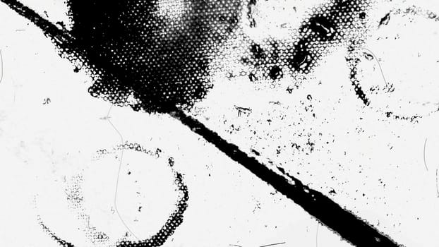 Marks and signs dynamic film effect. Grain and noise texture. Hand written brush elements. Perforated edges. Film burn effect. Retro vintage intro tape rolling 4K animation with sound.