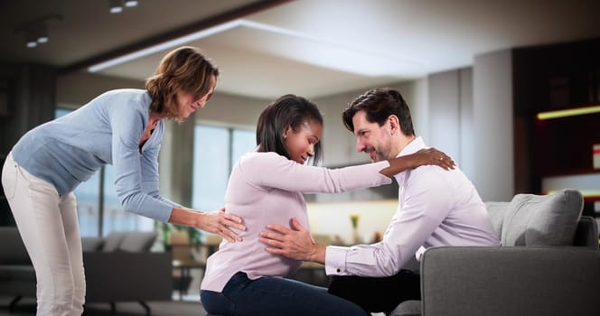 Supportive Doula Provides Care and Treatment for Pregnant Couple's Future