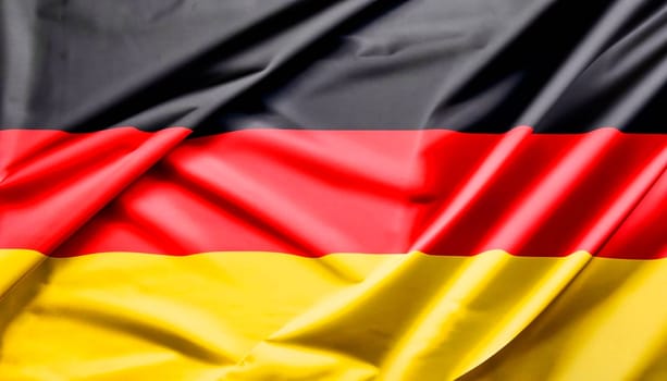 Waving national flag of Germany