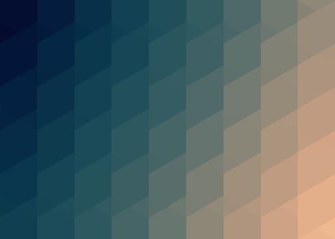pattern of hexagons, blue and beige with shadow reflex / pattern of hexagons blue with beige reflex