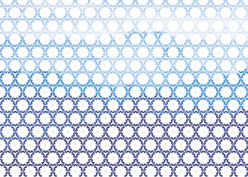 Floral pattern. Vintage wallpaper in the Baroque style. Seamless vector background. White and blue ornament for fabric, wallpaper, packaging. Ornate Damask flower ornament