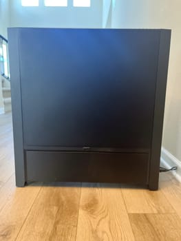Castle Rock, Colorado, USA-August 18, 2024-A custom built gaming PC with an open side panel revealing internal components The build features a Radeon graphics card liquid cooling system multiple storage bays and a high performance power supply The black case has ample ventilation and cable management for optimal airflow Ideal for gaming enthusiasts and PC builders
