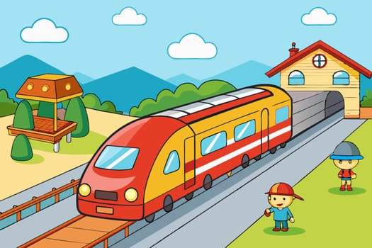 a series of railroad cars moved as a unit by a locomotive or by integral motors