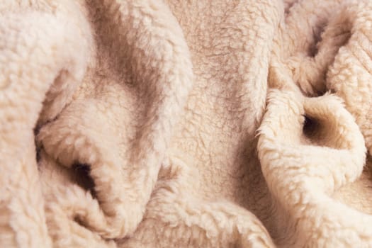 Soft fabric texture background with faux fur . High quality photo