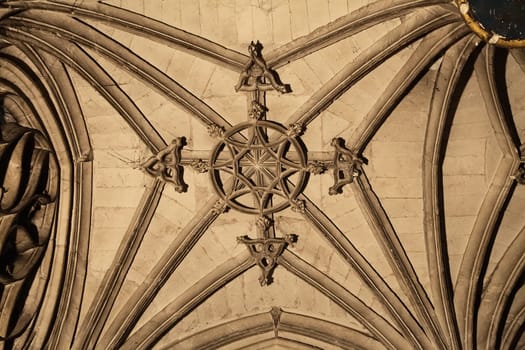 Admire the stunning gothic ceiling of Sainte-Secile Cathedral, showcasing its artistry and history.