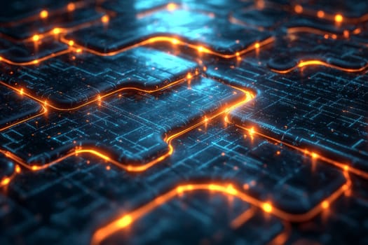 A series of overlapping holographic data streams, each representing parallel quantum states. Glowing lines and particle effects emphasize the concept of superposition in a digital ecosystem.