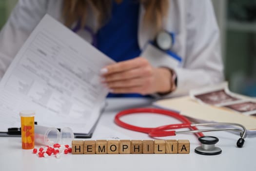 Delve into the various treatments for hemophilia and gain vital medical insights through this informative image