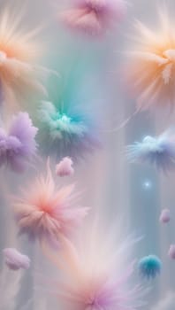 An ethereal dreamscape of pastel-hued clouds. These delicate, feathery formations float effortlessly, creating a whimsical scene that captures the imagination and inspires dreams.
