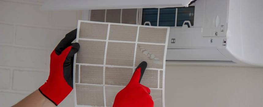 Cleaning Air Conditioner Filter for Better Air Quality.