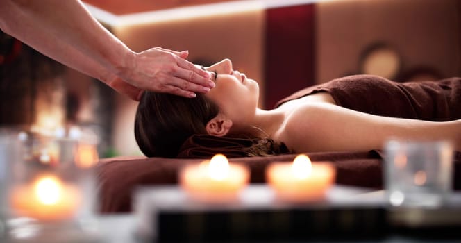 Healing Hands: Reiki Therapy and Massage for Young Woman's Wellness