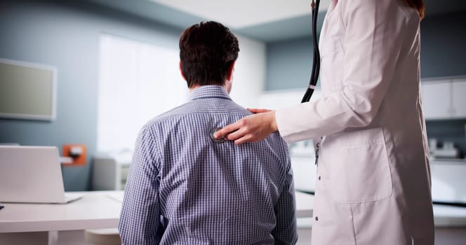 Online Medical Visit With Young Doctor Checking Patient's Test Results.