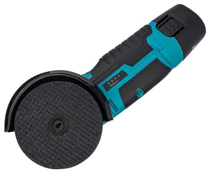 Cordless angle grinder is small in size and easy to use.