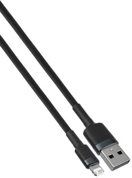 Flexible and durable Lightning to USB cable with minimalistic style.
