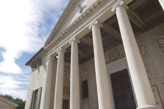 Villa Badoer is a villa in Fratta Polesine in the Veneto region of northern Italy designed by Italian Renaissance architect Andrea Palladio for the Venetian noble Francesco Badoer,High quality photo
