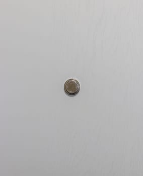 Close up shot of the door peephole