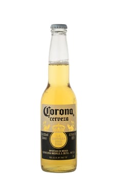 Gaziveren Cyprus -13.03.2025 Beer Corona Friends savor a crisp drink while basking in the sun, creating memorable moments by the shimmering ocean waves.