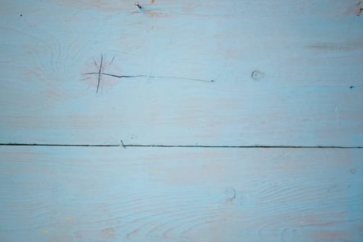 Close-up of a smooth light blue wood surface showcasing natural patterns.
