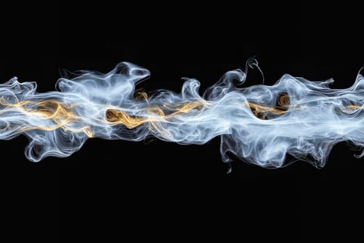 This captivating image features a dynamic flow of smoke and flame, perfect for adding depth and energy to creative projects
