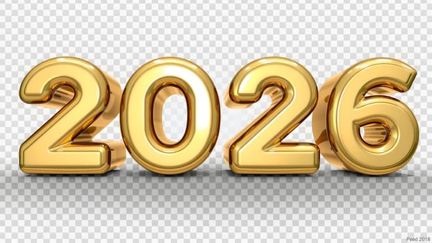 The year number 2026, image symbolic, happy new year