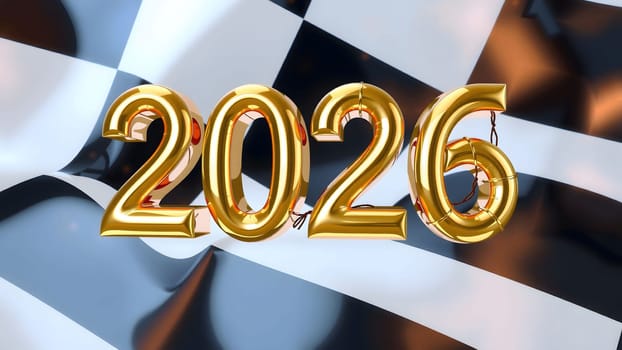 The year number 2026, image symbolic, happy new year