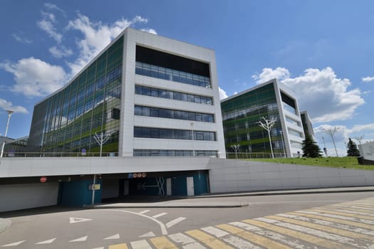 Moscow, Russia - 8 June. 2024. Stratos - a business center in Skolkovo