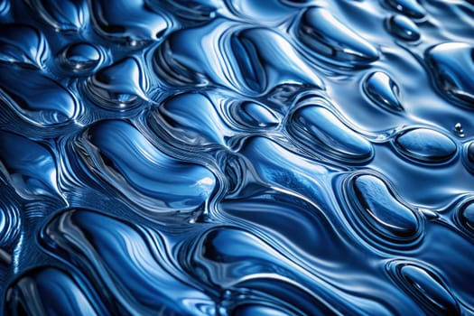 Gentle waves create mesmerizing patterns on the surface of a calm blue lake, capturing sunlight and reflections. The tranquil atmosphere evokes a sense of peace and connection to nature.