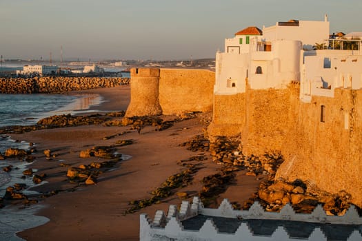 Assilah in Morocco. Moroccan architecture and culture. Travel destinations in Morocco. Moroccan landmarks. Visit Morocco. Arab culture. Summer trip