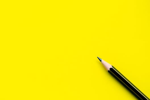 Top view of yellow cover background with customizable space for text.