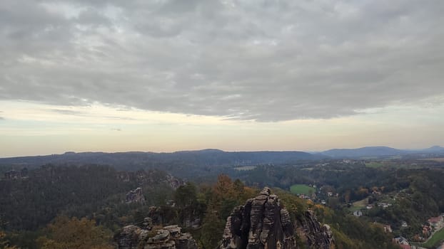 Mountains cloudy landscape shotlisttravel background autumn nature sky. High quality photo