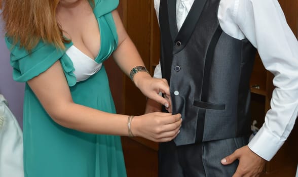 A helping hand ensures every detail is perfect for the special occasion. Ready to shine with confidence