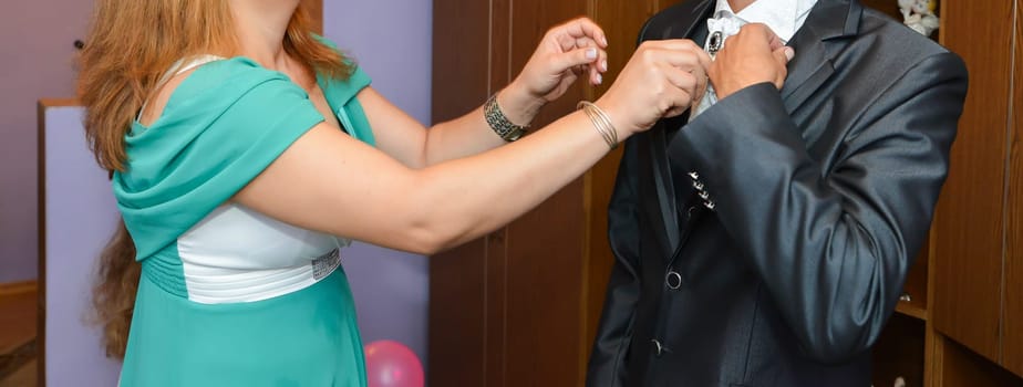 A helping hand ensures every detail is perfect for the special occasion. Ready to shine with confidence