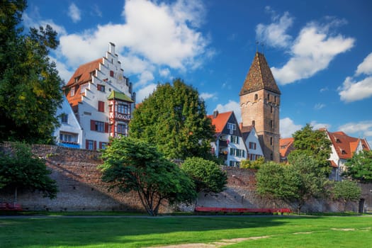 The Metzgerturm tower in Ulm, a historic city gate.