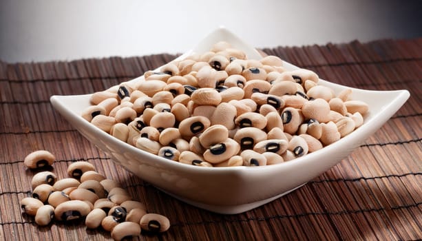 black eyed peas beans bowl AI generated image