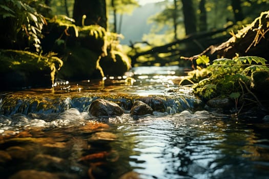 Fresh mountain stream