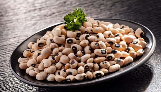 black eyed peas beans bowl AI generated image