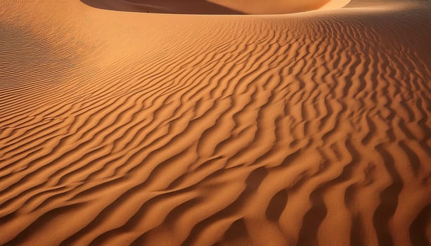 sand dunes in the desert AI generated image