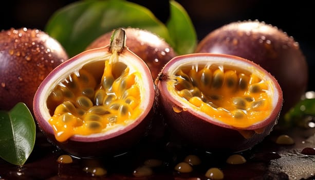 passion fruit vegetarian food AI generated image