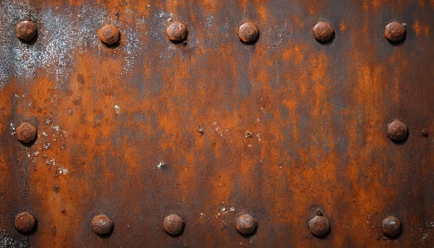 rusted steel mesh metal texture useful as a background AI generated image