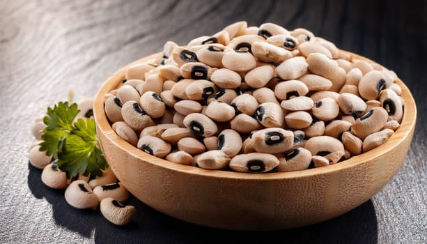 black eyed peas beans AI generated image